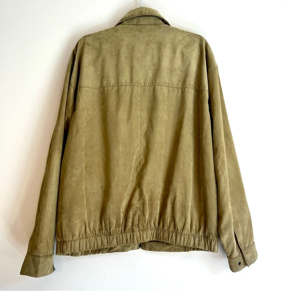 Weatherproof Men's Chore Jacket, Faux Suede, Tan, Size XL, Vintage style - Picture 3 of 12